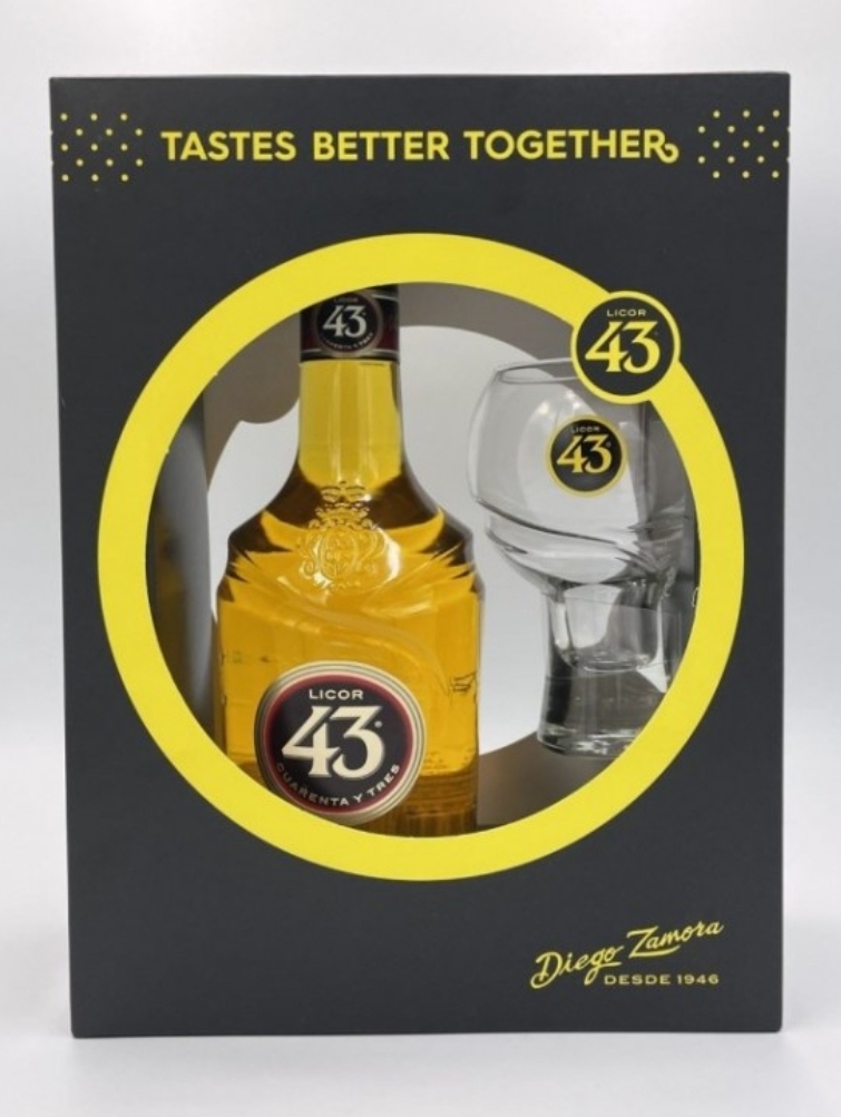 LICOR 43 700 ML + 1 VASO