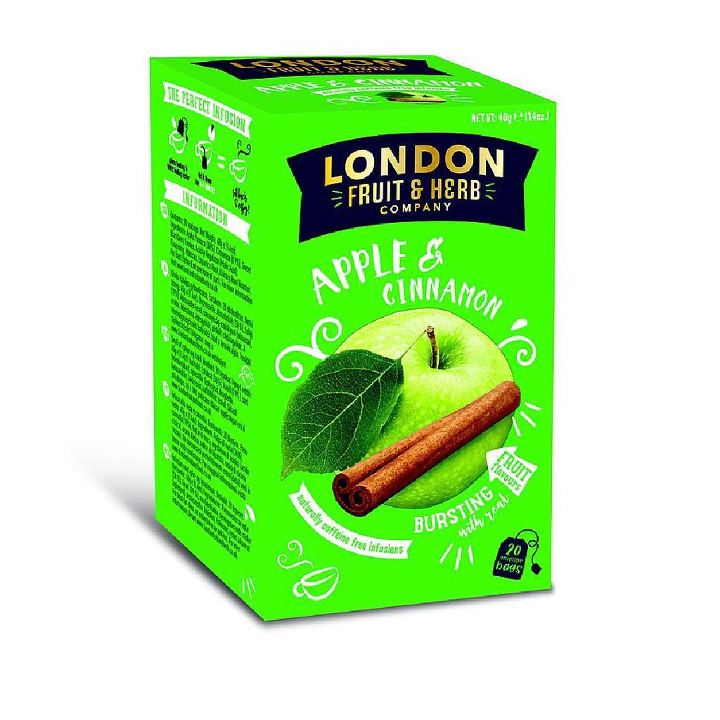 TE LONDON FRUIT &amp; HERB MANZANA Y CANELA 20 SOBRES