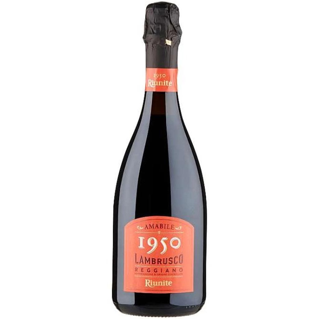 VINO 1950 RIUNITE LAMBRUSCO AMABILE 750 ML