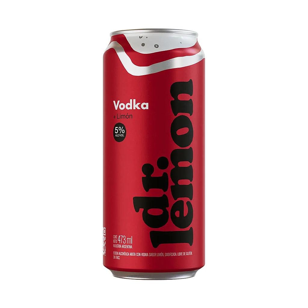 DR. LEMON VODKA LATA 473 ML
