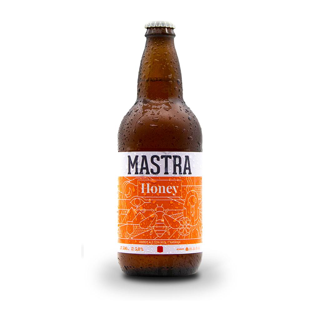 CERVEZA MASTRA HONEY AMBER ALE 500 ML