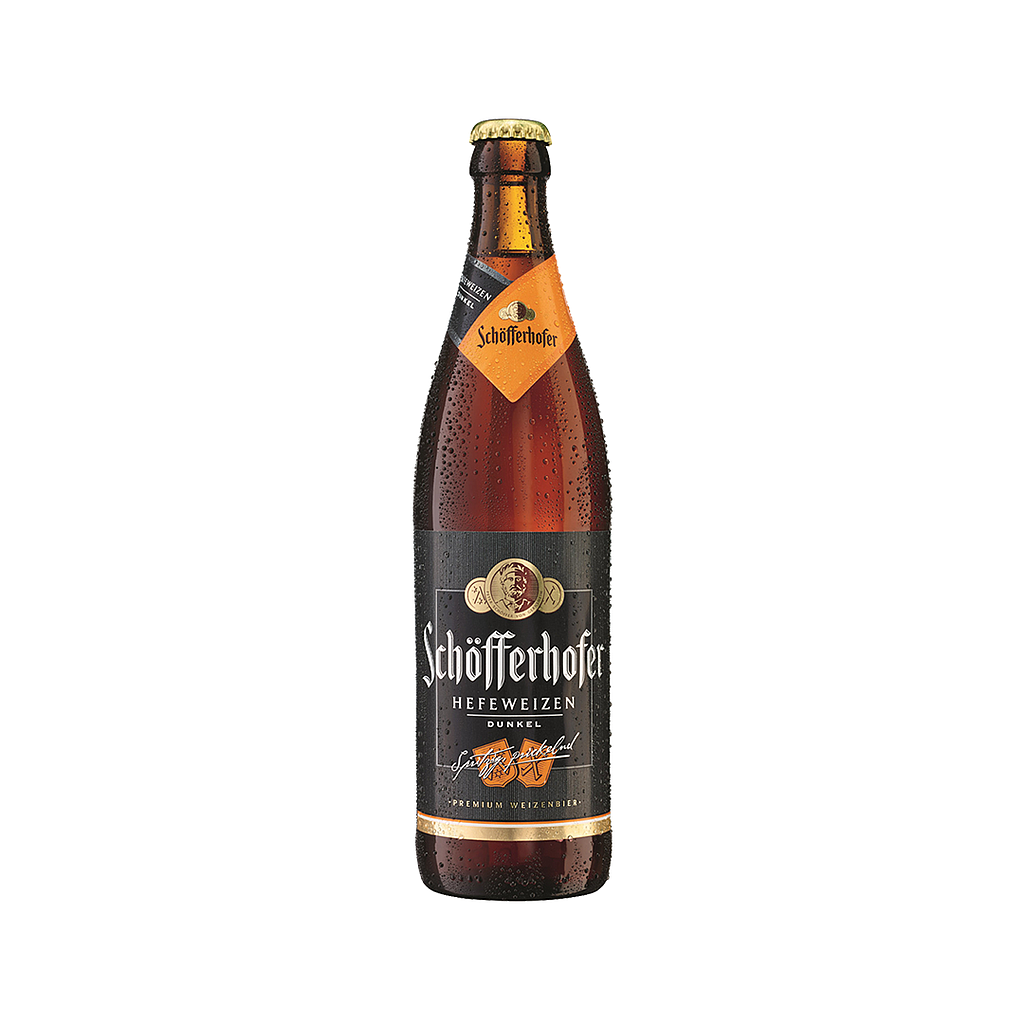 CERVEZA SCHOFFERHOFER HEFEWEIZEN DUNKEL 500 ML