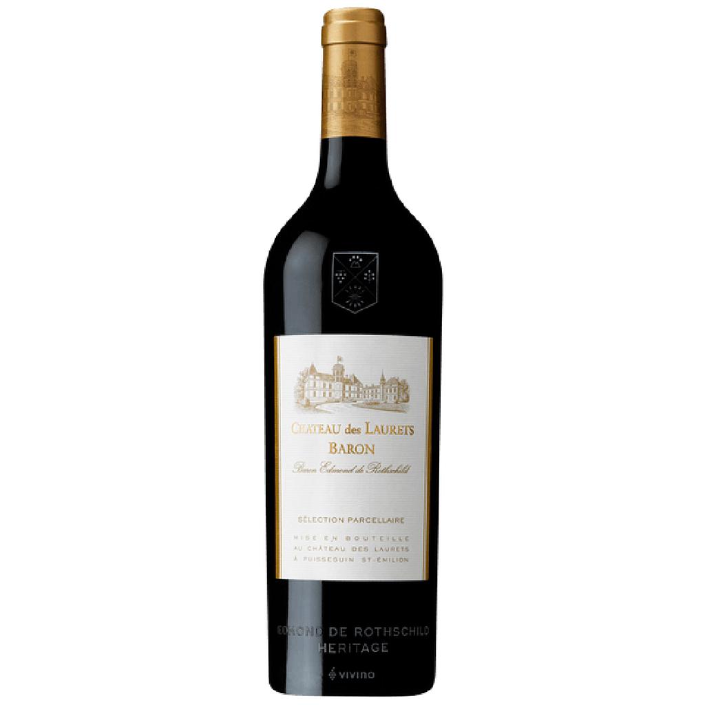 VINO CHATEAU DES LAURETS BARON SELECTION PARCELLAIRE 2016 750 ML