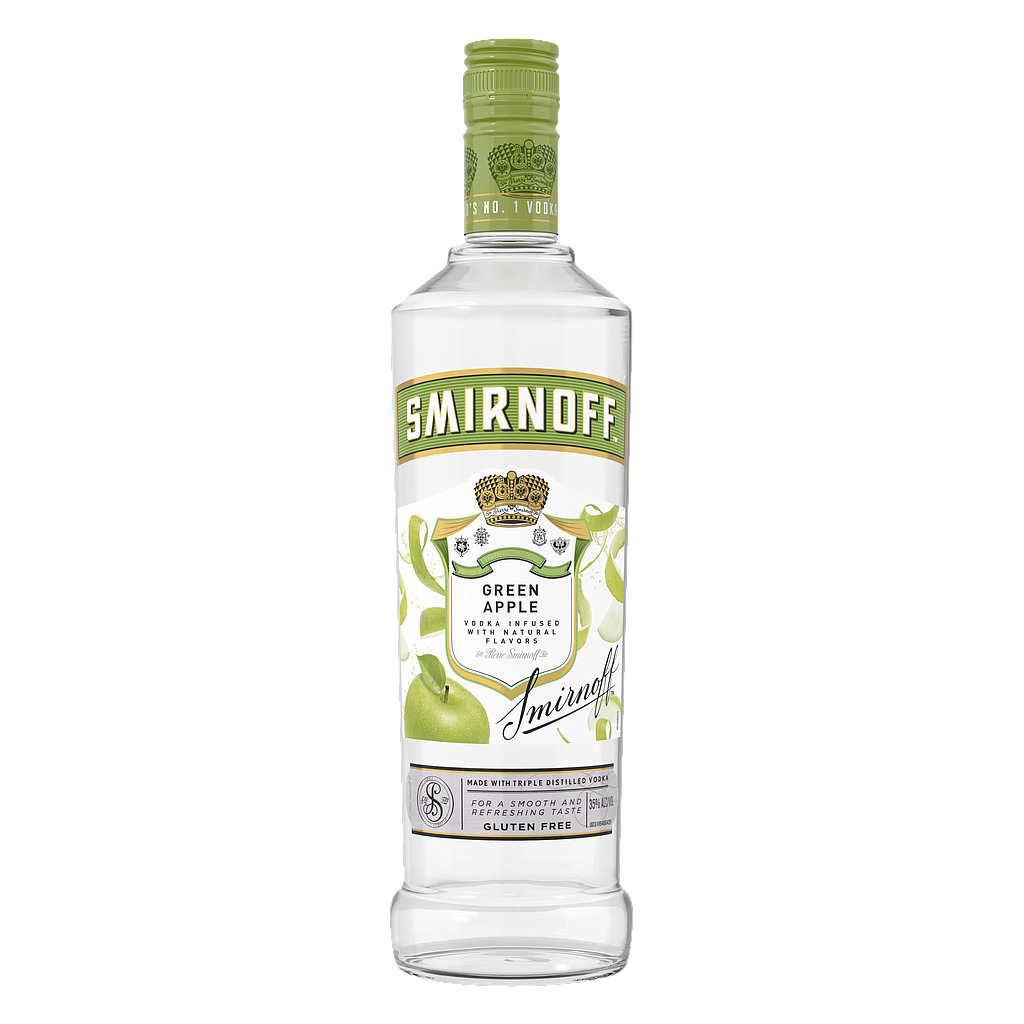 VODKA SMIRNOFF GREEN APPLE 700 ML
