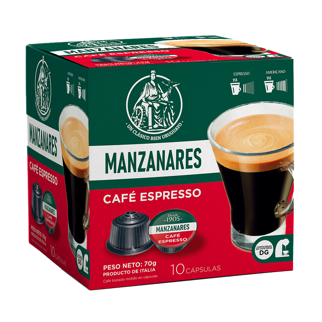 CAPSULAS MANZANARES CAFE CLASICO 10 UNIDADES