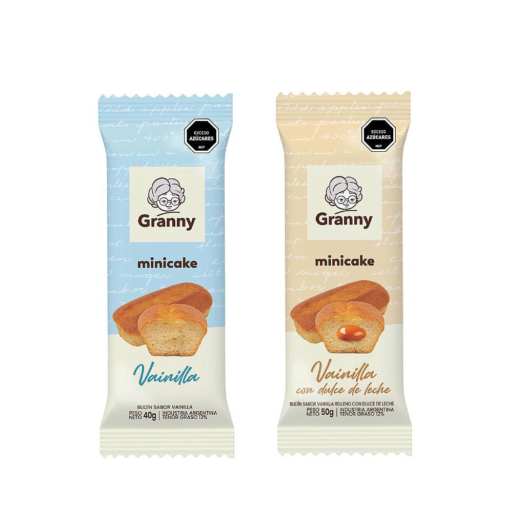 MINI CAKE GRANNY VAINILLA + DULCE DE LECHE 40 GRAMOS