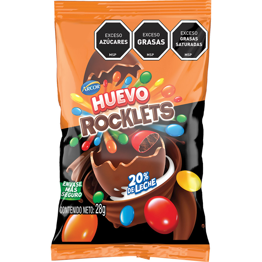 HUEVO DE PASCUA ROCKLETS 28 GRAMOS