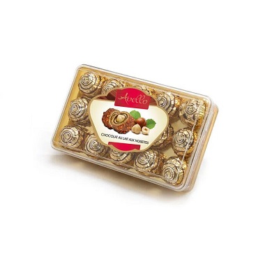 BOMBONES AVELLO CHOCOLATE CON AVELLANA 187 GRAMOS