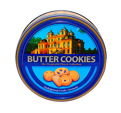 LATA DE GALLETAS DANESAS 340 GRAMOS