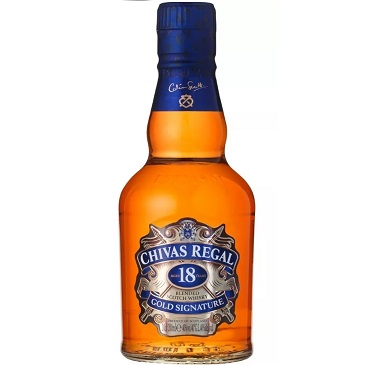 WHISKY ESCOCES CHIVAS REGAL 18 AÑOS 200 ML