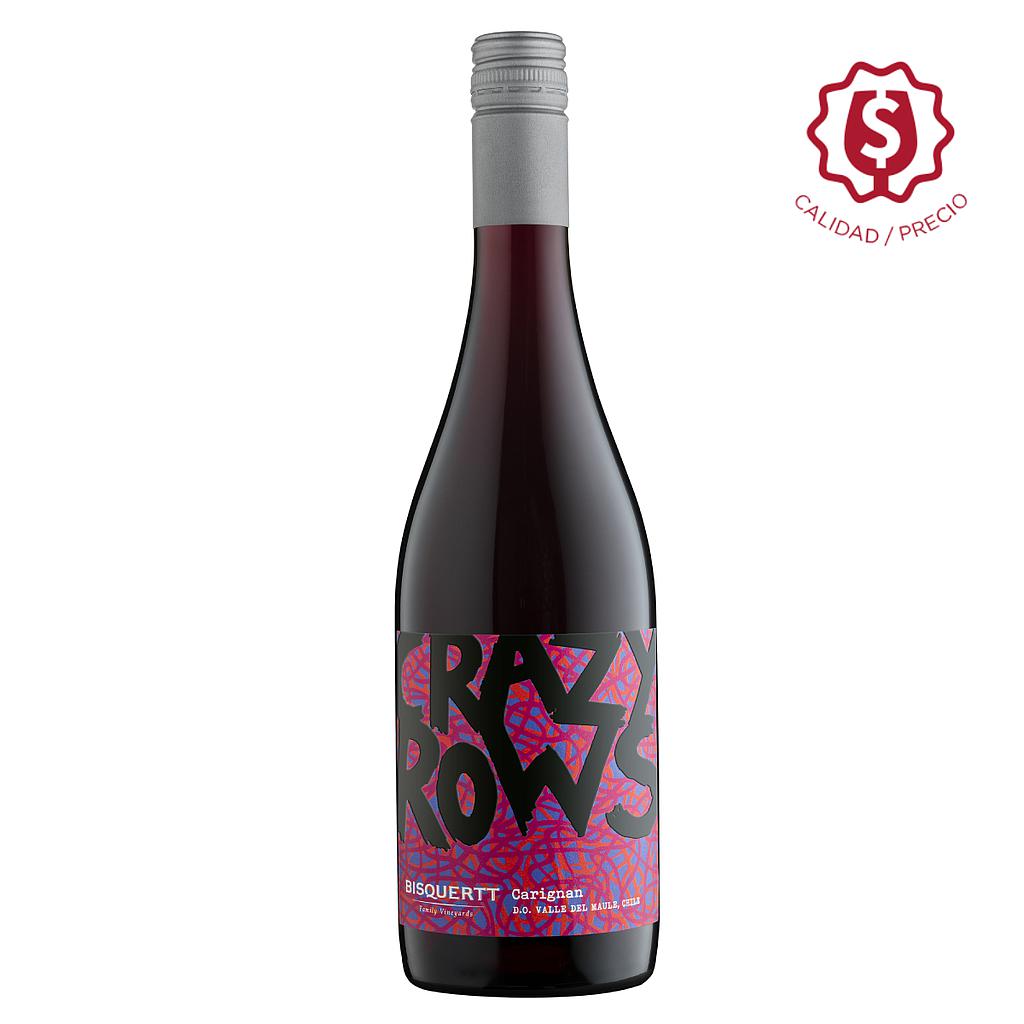 VINO BISQUERTT CRAZY ROWS CARIGNAN 750 ML