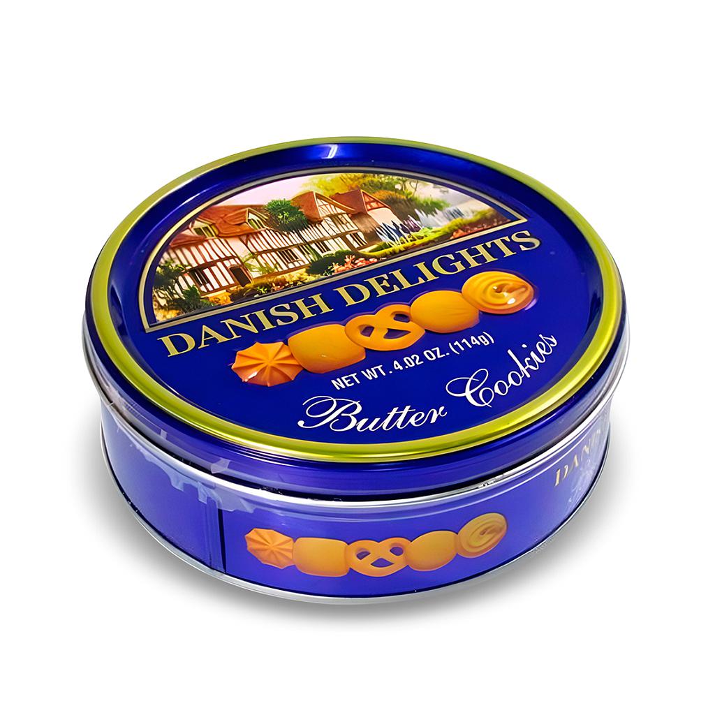 LATA DE GALLETAS DANISH DELIGHTS 340 GRAMOS