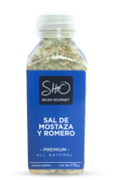 SAL GOURMET SHIO MOSTAZA Y ROMERO 175 GRAMOS