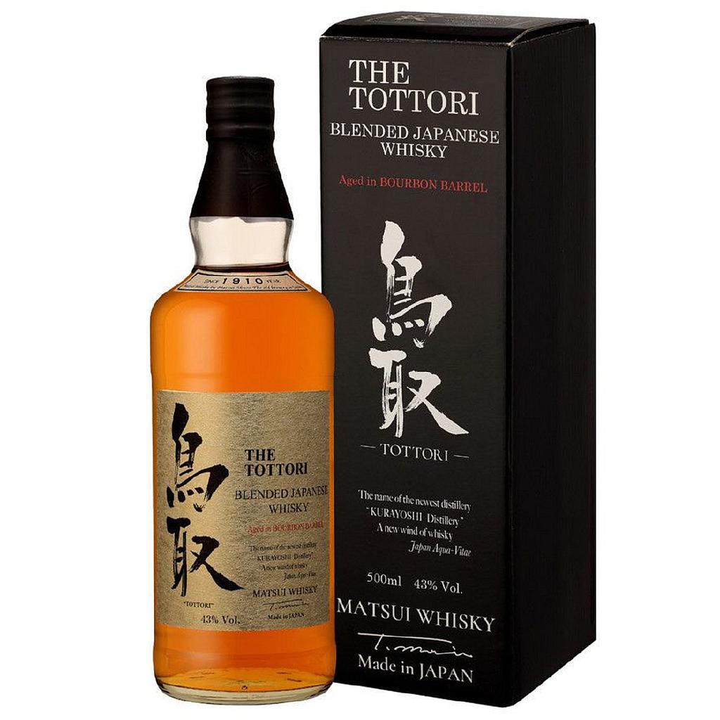 WHISKY JAPONES TOTTORI BOURBON BARREL 700 ML