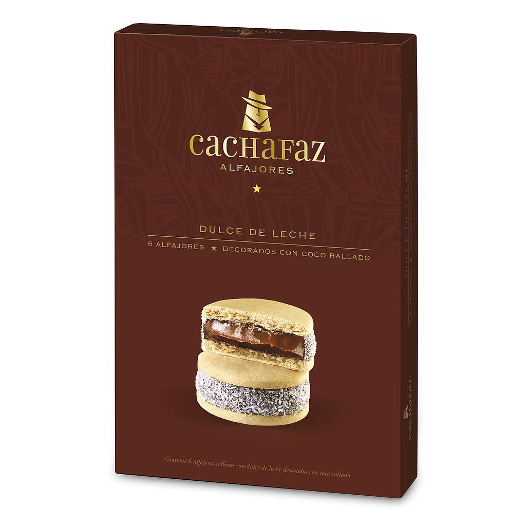 ESTUCHE CACHAFAZ ALFAJOR MAICENA X 6 UNIDADES 456 GRAMOS