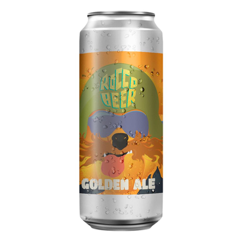 CERVEZA ROCCO BEER GOLDEN ALE LATA 500 ML