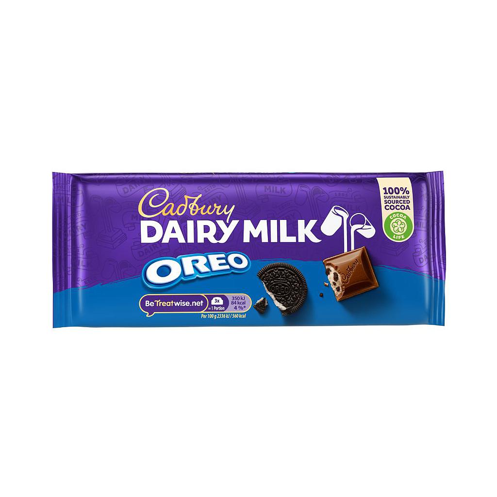CHOCOLATE CADBURY DAIRY MILK OREO 120 GRAMOS