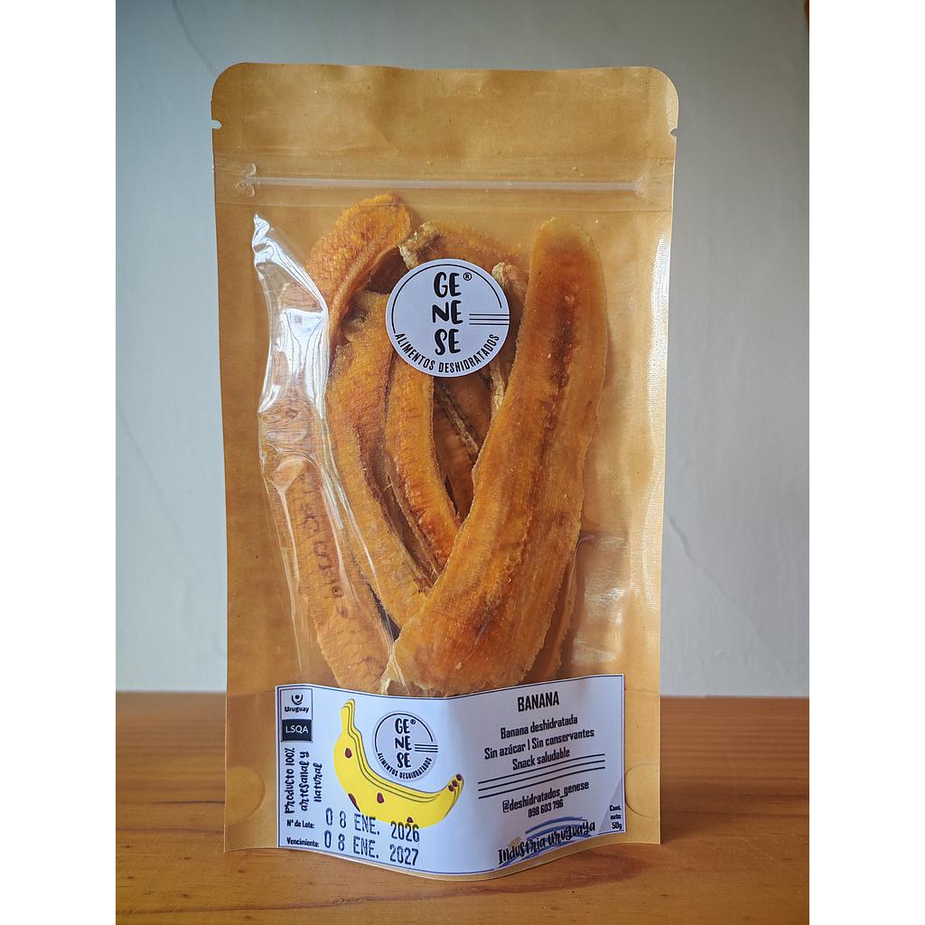 BANANA DESHIDRATADA GENESE 50 GRAMOS