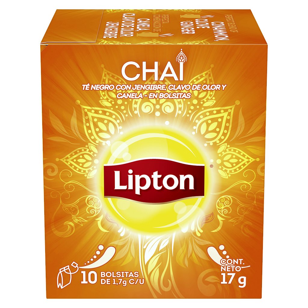 TE NEGRO LIPTON CHAI 10 SOBRES