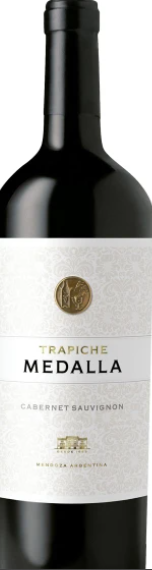 VINO TRAPICHE MEDALLA CABERNET SAUVIGNON 2004 750 ML