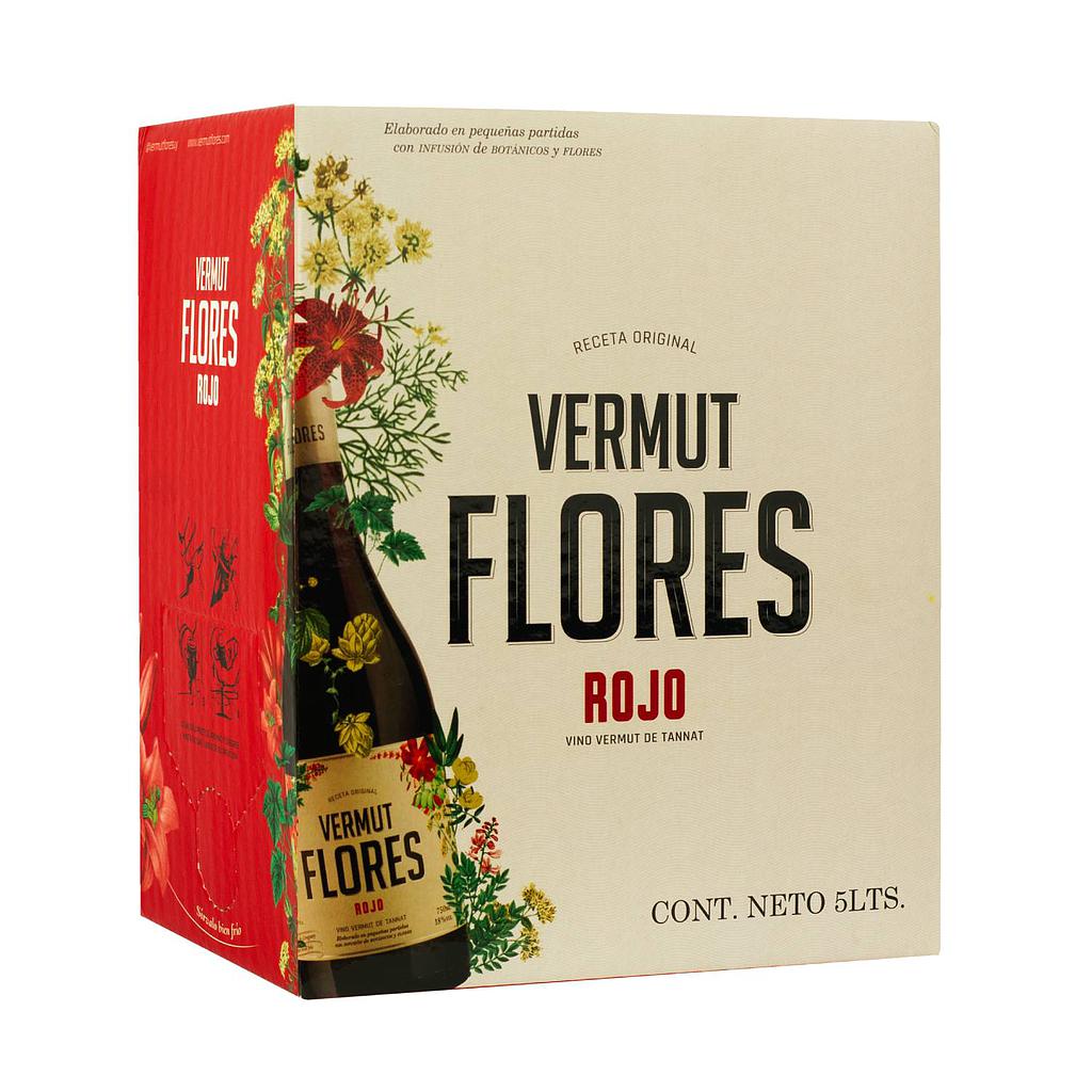 VERMOUTH FLORES ROJO BAG IN BOX 5 LT