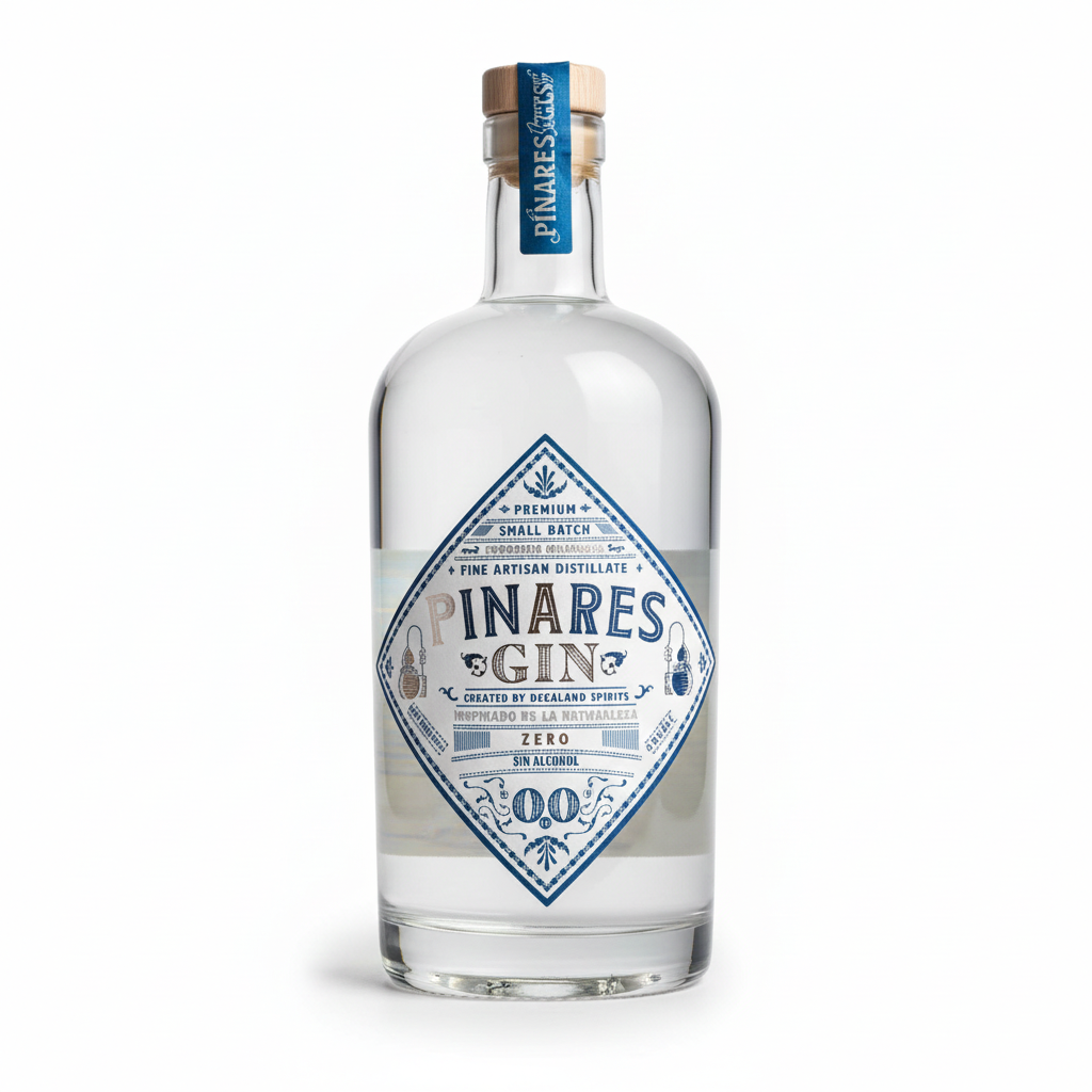 GIN PINARES ZERO ALCOHOL 700 ML