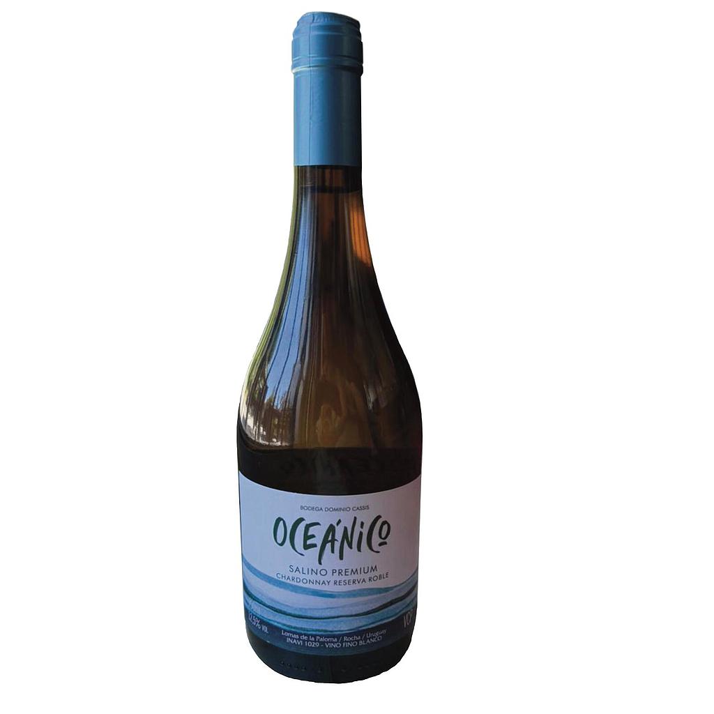 VINO DOMINIO CASSIS OCEANICO SALINO CHARDONNAY  RESERVA ROBLE 750 ML