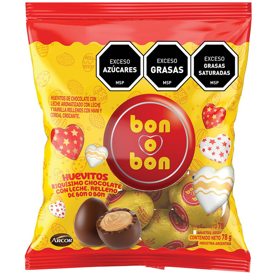 HUEVITO BON O BON LECHE Y CEREALES 10X 7,8 GRAMOS