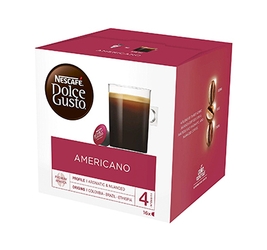 NESCAFE DOLCE GUSTO AMERICANO 128 GRAMOS