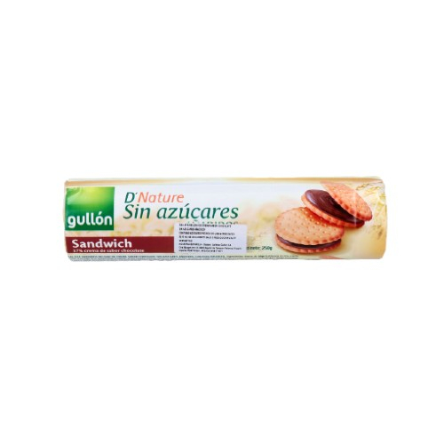 GALLETA GULLON SIN AZUCAR CHOCOLATE 250 GRAMOS