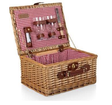 CANASTA DE MIMBRE PICNIC TIME CLASSIC WINE & CHEESE