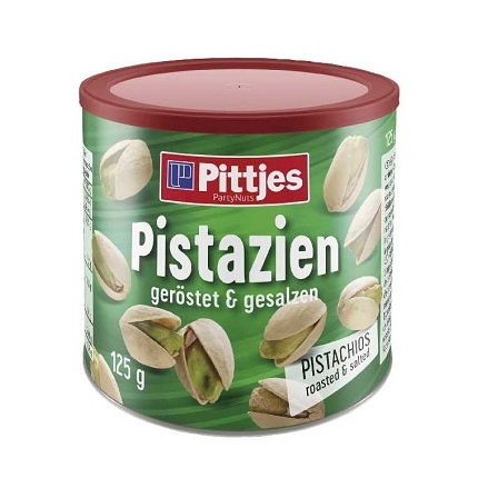 PISTACHOS PITTJES LATA 125 GRAMOS